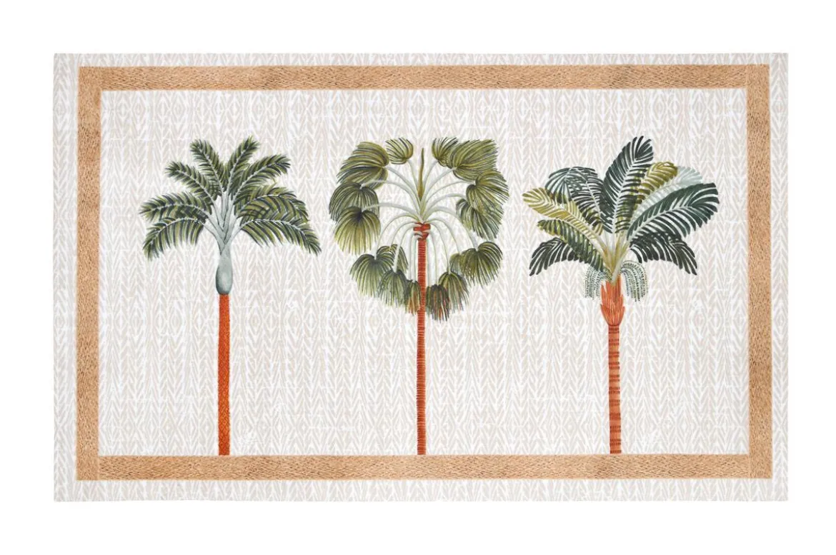 CASABLANCA TAPIS RUBBER 45X75CM NATUREL