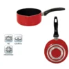 CASSEROLE ALUMINIUM D.16CM TOUS FEUX SAUF INDUCTION