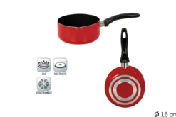 CASSEROLE ALUMINIUM D.16CM TOUS FEUX SAUF INDUCTION