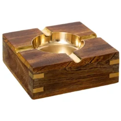 CENDRIER MANGUIER METAL
