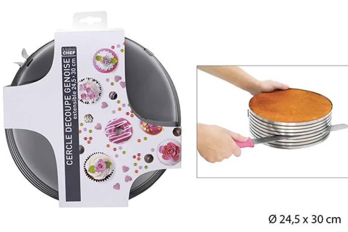 CERCLE A GENOISE EXTENSIBLE 22 A 30CM