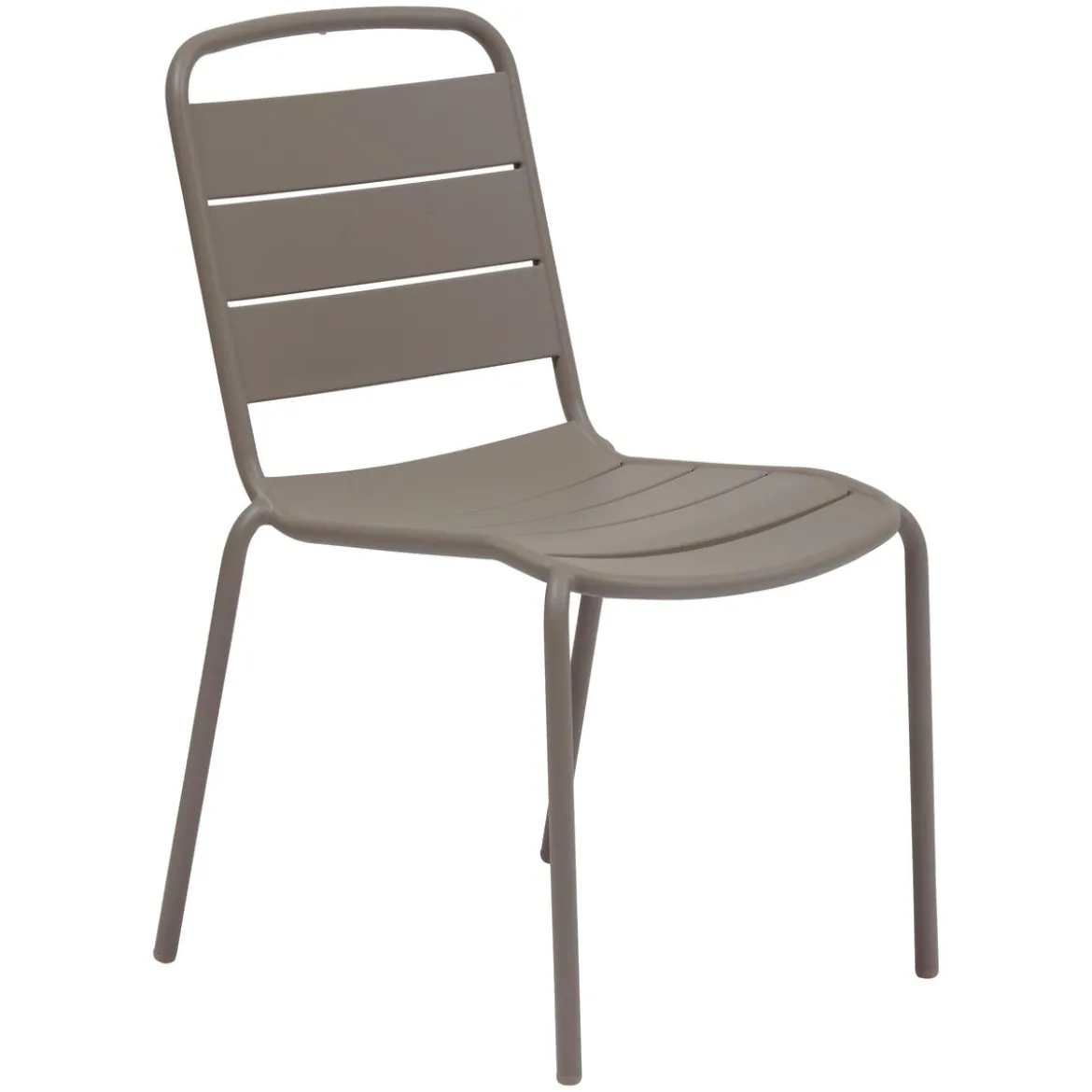 CHAISE ALEGORIA EMPILABLE CAFE