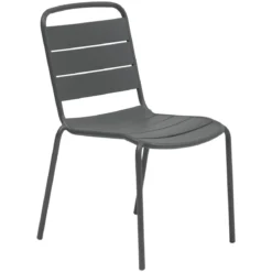 CHAISE ALEGORIA EMPILABLE GRAPHITE