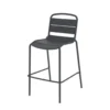 CHAISE ALEGORIA HAUT EMPILABLE GRAPHITE