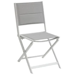 CHAISE ALLURE PLIANTE GLACIER BLANC