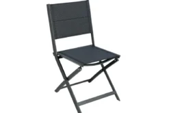 CHAISE ALLURE PLIANTE POIVRE GRAPHITE