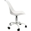 CHAISE A ROULETTES KIRUNA BLANC