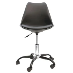 CHAISE A ROULETTES KIRUNA NOIR