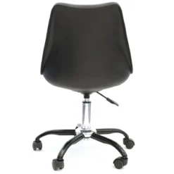 CHAISE A ROULETTES KIRUNA NOIR