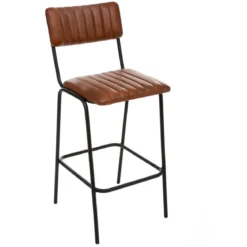 CHAISE BAR COGNAC DARIO H.103CM
