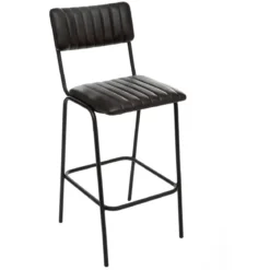 CHAISE BAR NOIR DARIO H.103CM