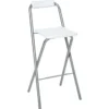 CHAISE BAR PLIANTE LOUNA BLANC