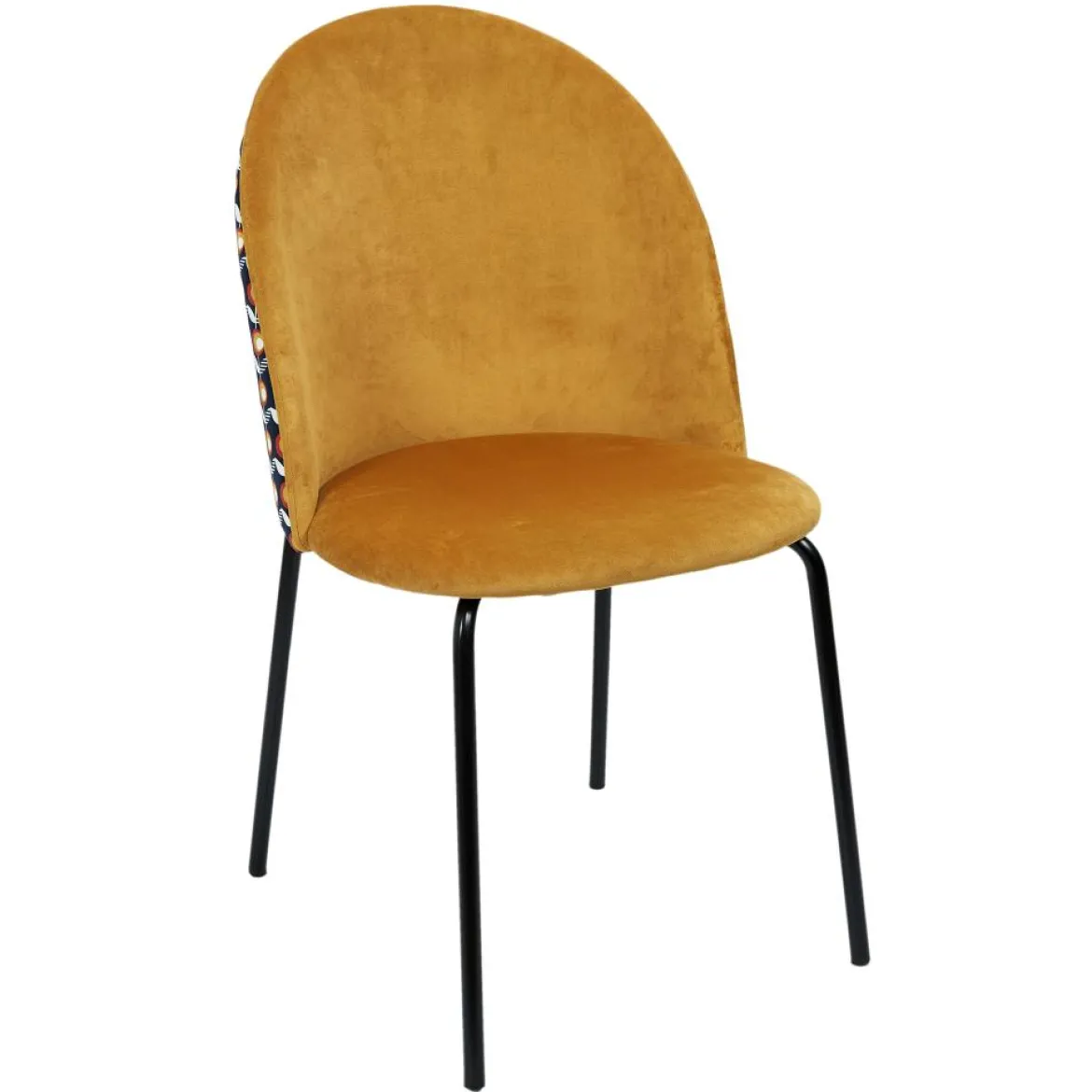 CHAISE BICOLORE RETRO FLOWER