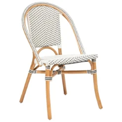 CHAISE BISTROT ROTIN TRECIA BLANC