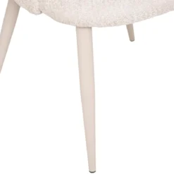 CHAISE BOUCLETTE CELESTE BEIGE
