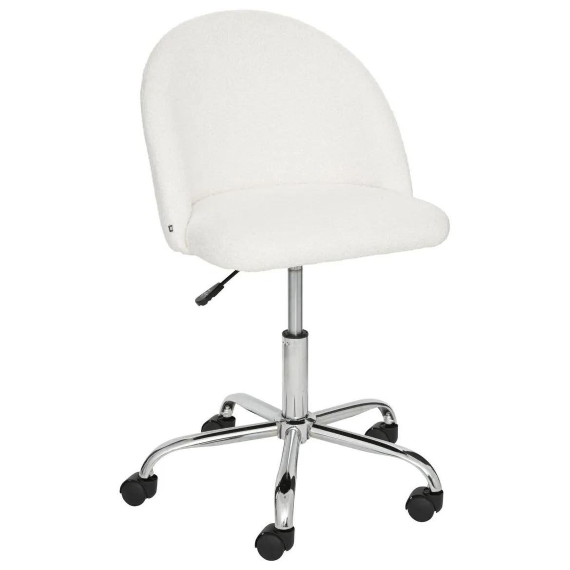 CHAISE BUREAU BOUCLETTE GEOS BLANC