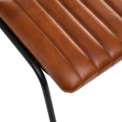 CHAISE CUIR COGNAC DARIO