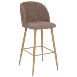 CHAISE DE BAR CELESTE TAUPE TOURTERELLE