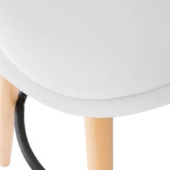 CHAISE DE BAR MAXON BLANC
