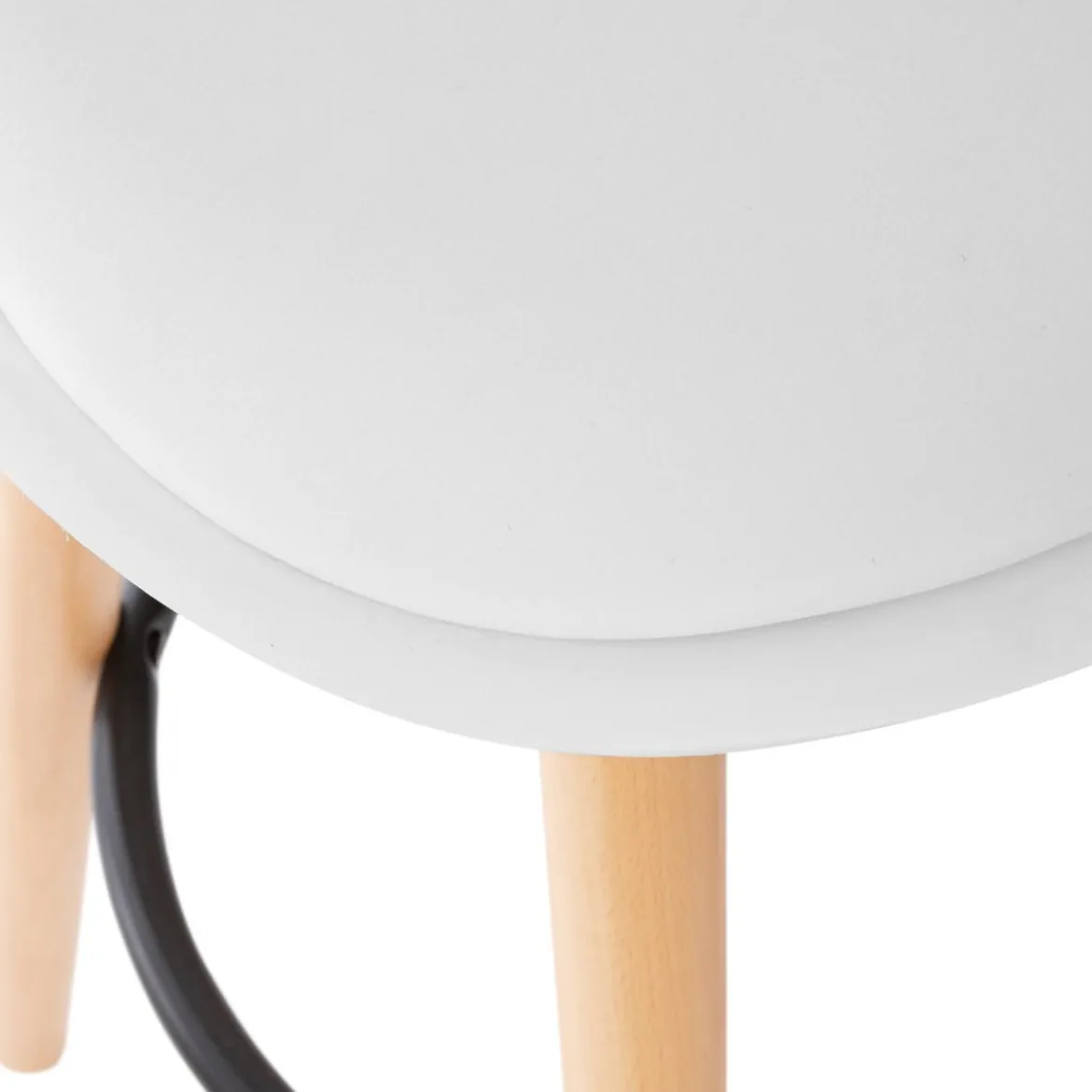 CHAISE DE BAR MAXON BLANC