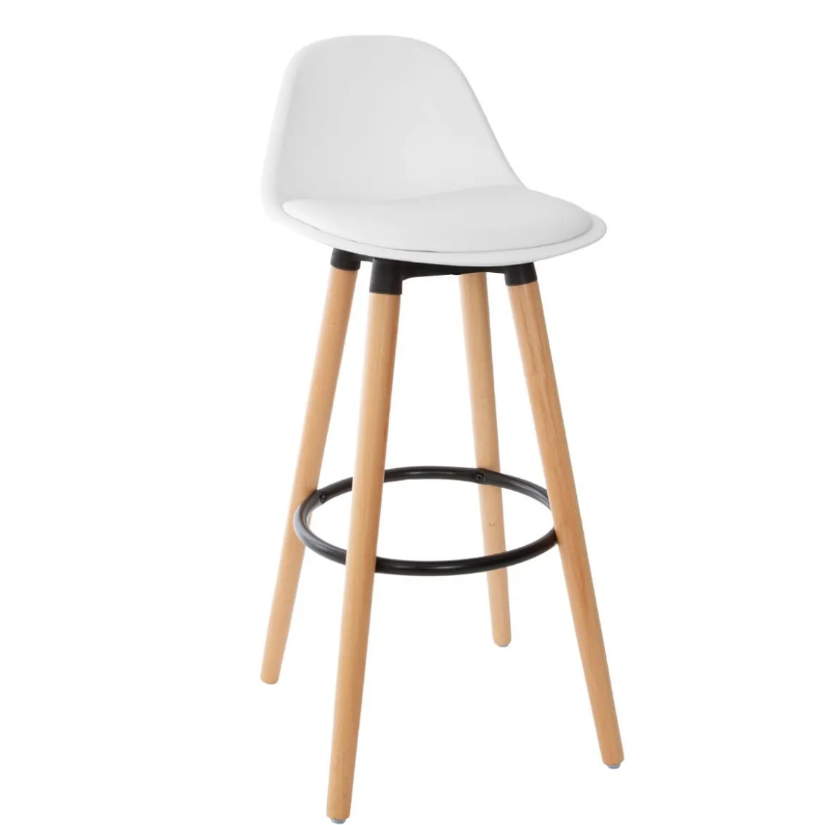 CHAISE DE BAR MAXON BLANC