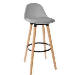 CHAISE DE BAR MAXON GRIS