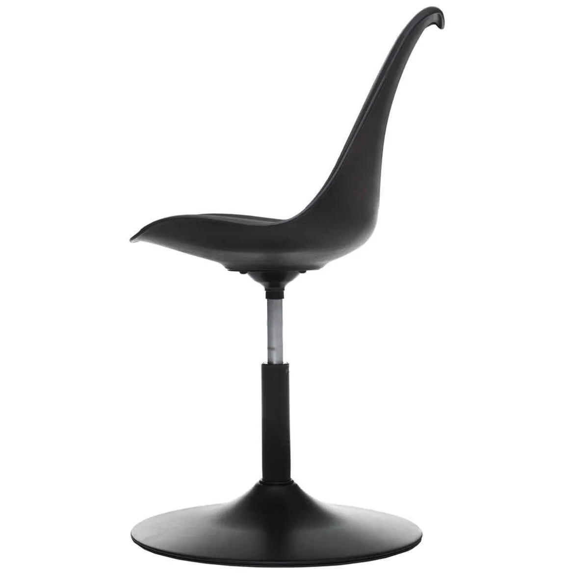 CHAISE DINER AJUSTABLE NOIR AIKO