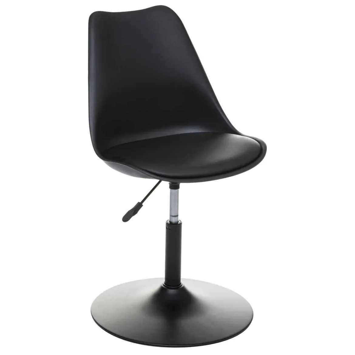 CHAISE DINER AJUSTABLE NOIR AIKO