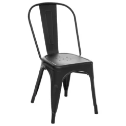 CHAISE DINER METAL NOIR NIKO