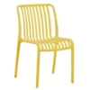CHAISE EMPILABLE SOLARA JAUNE SOLEIL