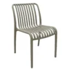 CHAISE EMPILABLE SOLARA TAUPE