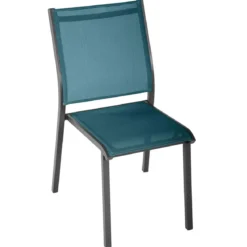 CHAISE ESSENTIA EMPILABLE CANARD GRAPHITE