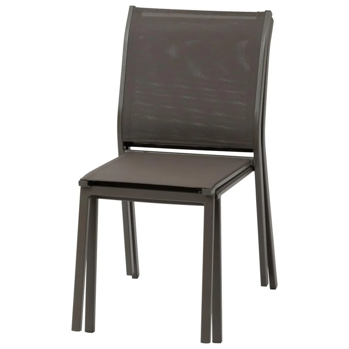 CHAISE ESSENTIA EMPILABLE WENGE PRALINE