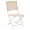 CHAISE ESSENTIA PLIANTE LIN ARGILE