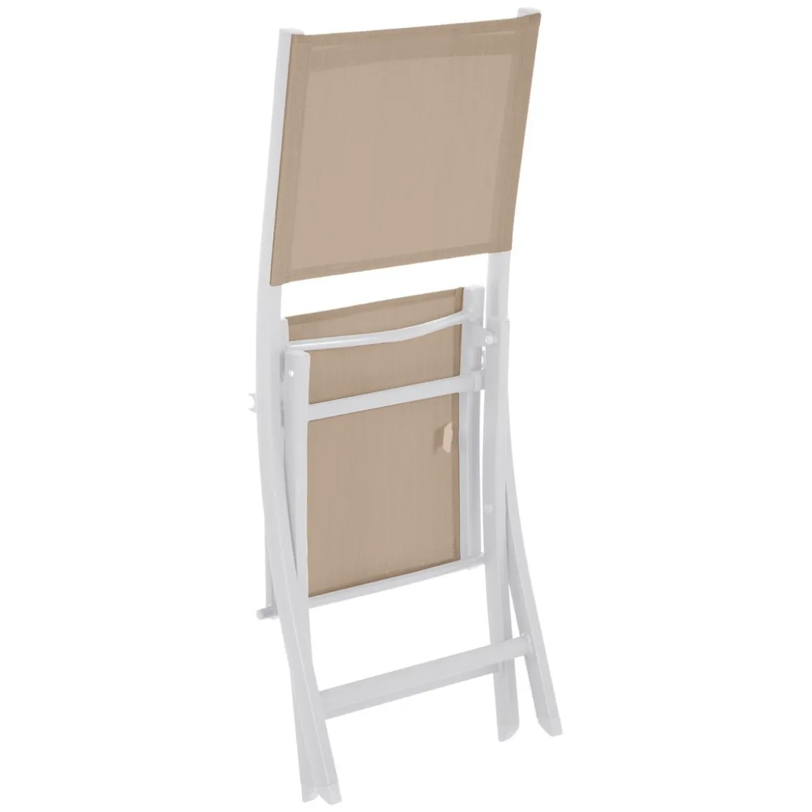 CHAISE ESSENTIA PLIANTE LIN BLANC
