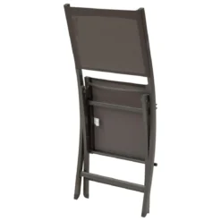 CHAISE ESSENTIA PLIANTE WENGE PRALINE