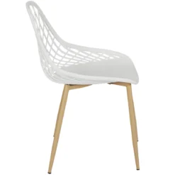CHAISE EXTERIEUR MALAGA BLANC