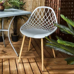 CHAISE EXTERIEUR MALAGA GRIS
