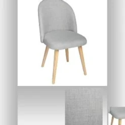 CHAISE GRIS MOYEN NETI