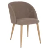 CHAISE IMITATION CHENE CELESTE TAUPE