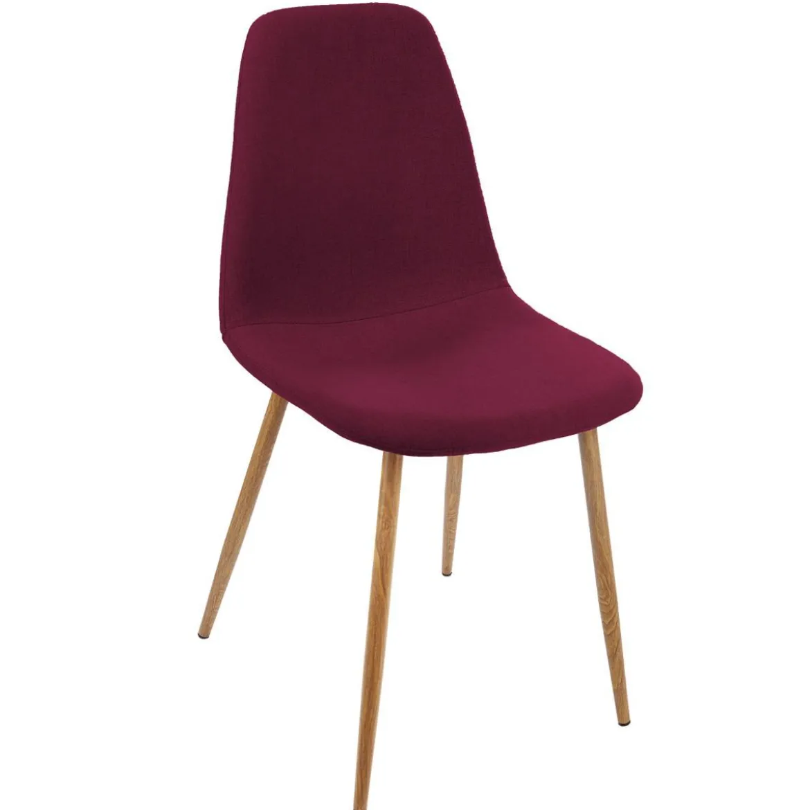 CHAISE IMITATION CHENE POURPRE ROKA