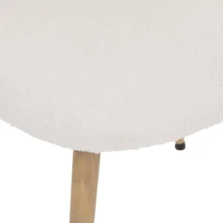 CHAISE IMITATION HETRE BOUCLE SLANO BLANC