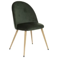 CHAISE IMITATION HETRE VELOURS SLANO JUNGLE