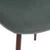 CHAISE IMITATION NOYER VELOURS ROKA CELADON