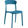 CHAISE JANICE BLEU CANARD 50.5X41X80CM