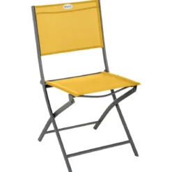 CHAISE MODULA MOUTARDE GRAPHITE