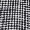CHAISE PIED NOIR VELOURS SLANO NOIR BLANC