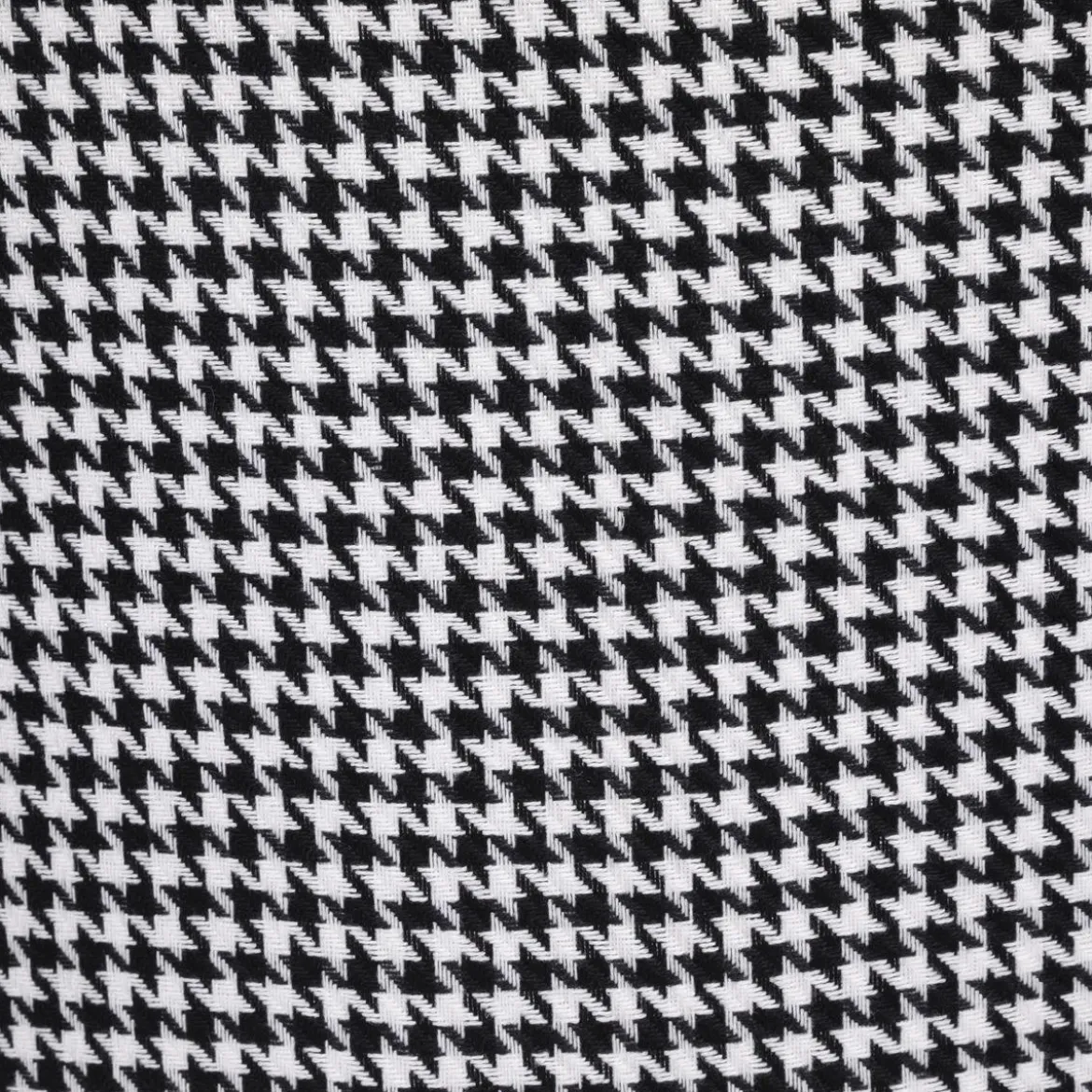 CHAISE PIED NOIR VELOURS SLANO NOIR BLANC