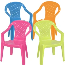 CHAISE PLASTIQUE ENFANT BLEU