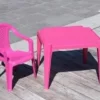 CHAISE PLASTIQUE ENFANT FUSHIA